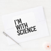 私は科学に携わっている スクエアシール (封筒)