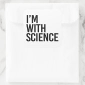 私は科学に携わっている スクエアシール (バッグ)