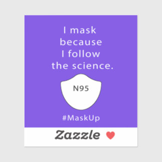 私は科学の後を追ためにマスク シール