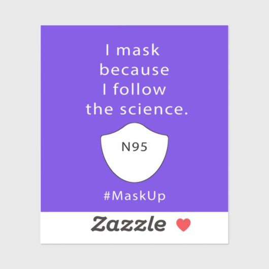 私は科学の後を追ためにマスク シール (シート)