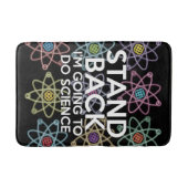 私は科学をする前に立つ バスマット (正面)