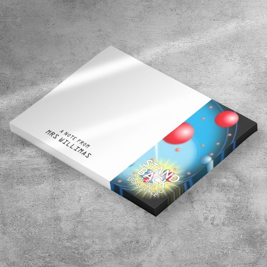 私は科学をする前に立つ ポストイット