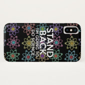 私は科学をする前に立つ Case-Mate iPhoneケース (裏面(横))