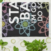 私は科学をやるつもりだ。 キッチンタオル (折り畳み)