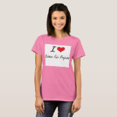 私は科学フェア・プロジェクトが大好き Tシャツ (正面フル)