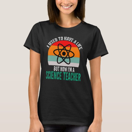 私は科学先生科学_1 Tシャツ (正面)