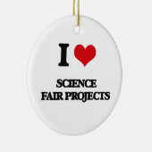 私は科学博覧会のプロジェクトを愛します セラミックオーナメント (右)