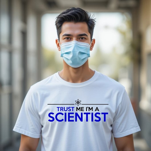 私は科学者だから信じて Tシャツ