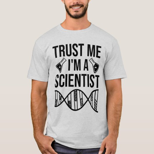 私は科学者である Tシャツ (正面)