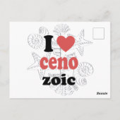 私は科学者のための新生代おもしろい引用文が大好き ポストカード (裏面)