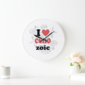 私は科学者のための新生代おもしろい引用文が大好き ラージ壁時計 (ホーム)