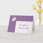 私は秘密得の仲間がいる カード (黄色い花)