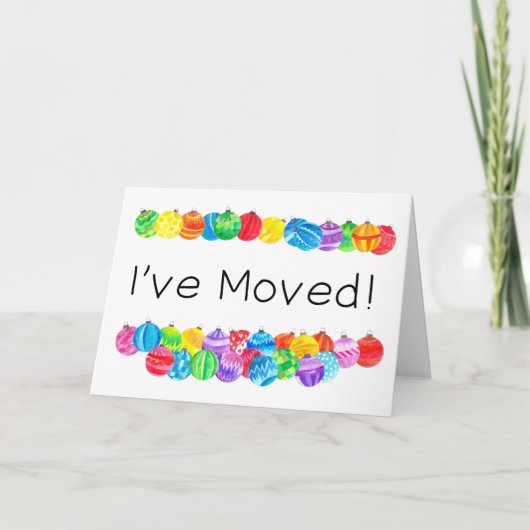 私は移動した/新しいアドレス、水の色のボーブル シーズンカード (正面)