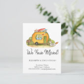 私は移動した、新しい住所、新しい家、キャンプハウス 案内ポストカード (スタンド正面)