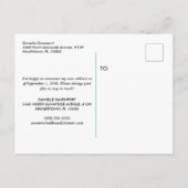 私は移動ヴィンテージボートトラベラーズミントブルー 案内ポストカード