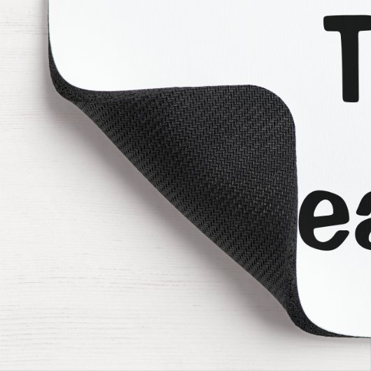 私は税の季節- Iのハート税の季節--を愛します マウスパッド (コーナー)