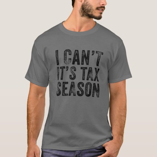 私は税季の会計アカウンタンでおもしろいはない Tシャツ (正面)