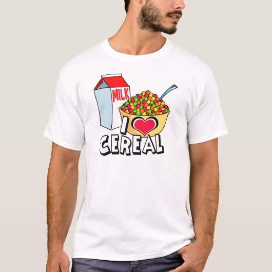 私は穀物を愛します Tシャツ (正面)