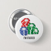 私は積み重なります 缶バッジ (正面&裏面)