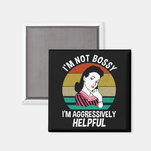 私は積極的に役に立つとは思わない マグネット (正面/裏面)