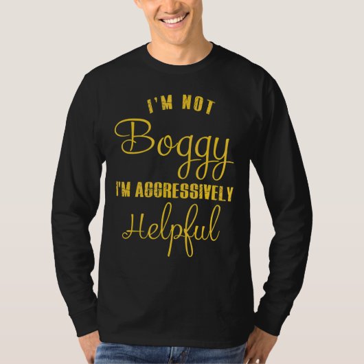 私は積極的に役に立つとは思わない Tシャツ (正面)