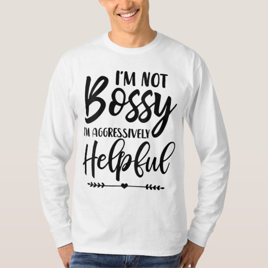 私は積極的に役に立つとは思わない Tシャツ (正面)