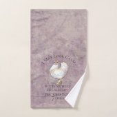 "私は穏やかな"鶏を見るかもしれません バスタオルセット (ハンドタオル)