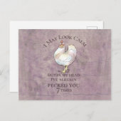 "私は穏やかな"鶏を見るかもしれません ポストカード (正面/裏面)