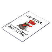 私は穏やかに見えるかもしれないが、私の頭の中で私はあなたを選んだ3 T ノートブック (左側)