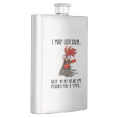 私は穏やかに見えるかもしれないが、私の頭の中で私はあなたを選んだ3 T フラスク (右)