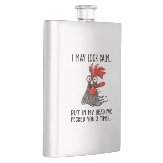 私は穏やかに見えるかもしれないが、私の頭の中で私はあなたを選んだ3 T フラスク (右)