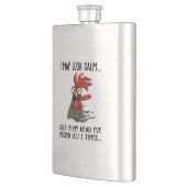 私は穏やかに見えるかもしれないが、私の頭の中で私はあなたを選んだ3 T フラスク (左)