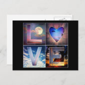 私は空が大好き！ポストカード ポストカード (正面/裏面)