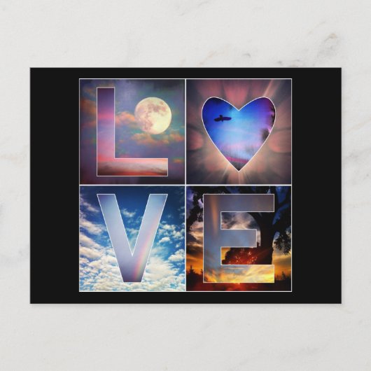 私は空が大好き！ポストカード ポストカード (正面)