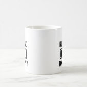 私は空ランニングの状態だ コーヒーマグカップ (中央)