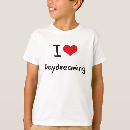 私は空想にふけることを愛します Tシャツ (正面)
