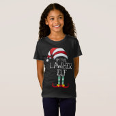私は空手小妖精や小人クリスマスファミリー小妖精や小人衣装Te Tシャツ (正面フル)