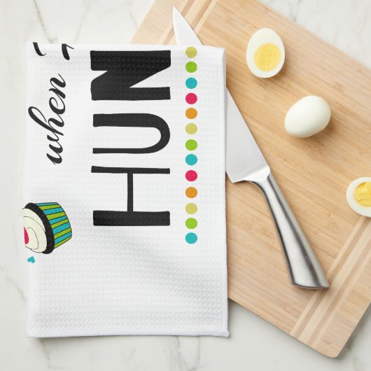 私は空腹いつだったか私が言ったことのために残念です キッチンタオル (四つ折り)