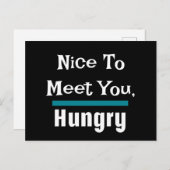 私は空腹のパパ ポストカード (正面/裏面)