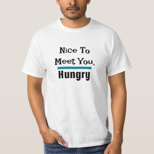 私は空腹のパパ Tシャツ (正面)