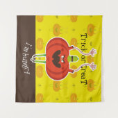 私は空腹をトリックまたは治療 タペストリー (正面(横))