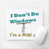 私は窓をしません マウスパッド (マウス)