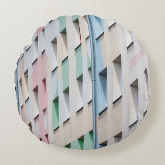 私は窓ガラスを隠してフォーカスするためにそれを撃つ ラウンドクッション (正面)