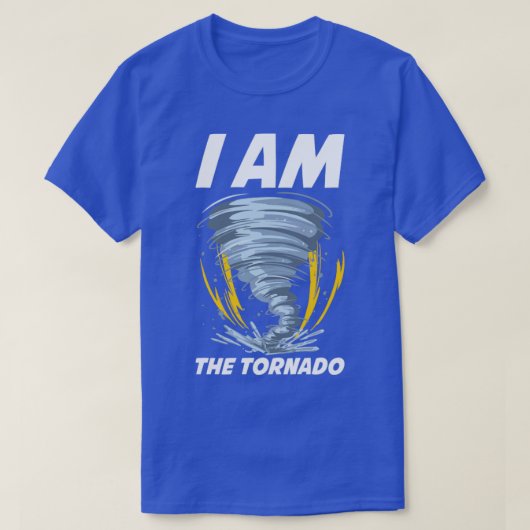 私は竜巻の気象おもしろいギフトだ Tシャツ (デザイン正面)