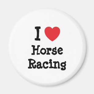 私は競馬ハートが大好きパーソナライズされただ マグネット