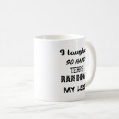 私は笑いました従って堅い破損は私の足の下で走りました! マグ (正面右)