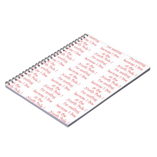 私は笑っている理由ノート ノートブック (左側)