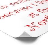 私は笑っている理由 – ポスター (角)