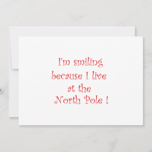 私は笑っている理由 – 招待状 (正面)