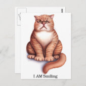 私は笑顔のカード ポストカード (正面/裏面)